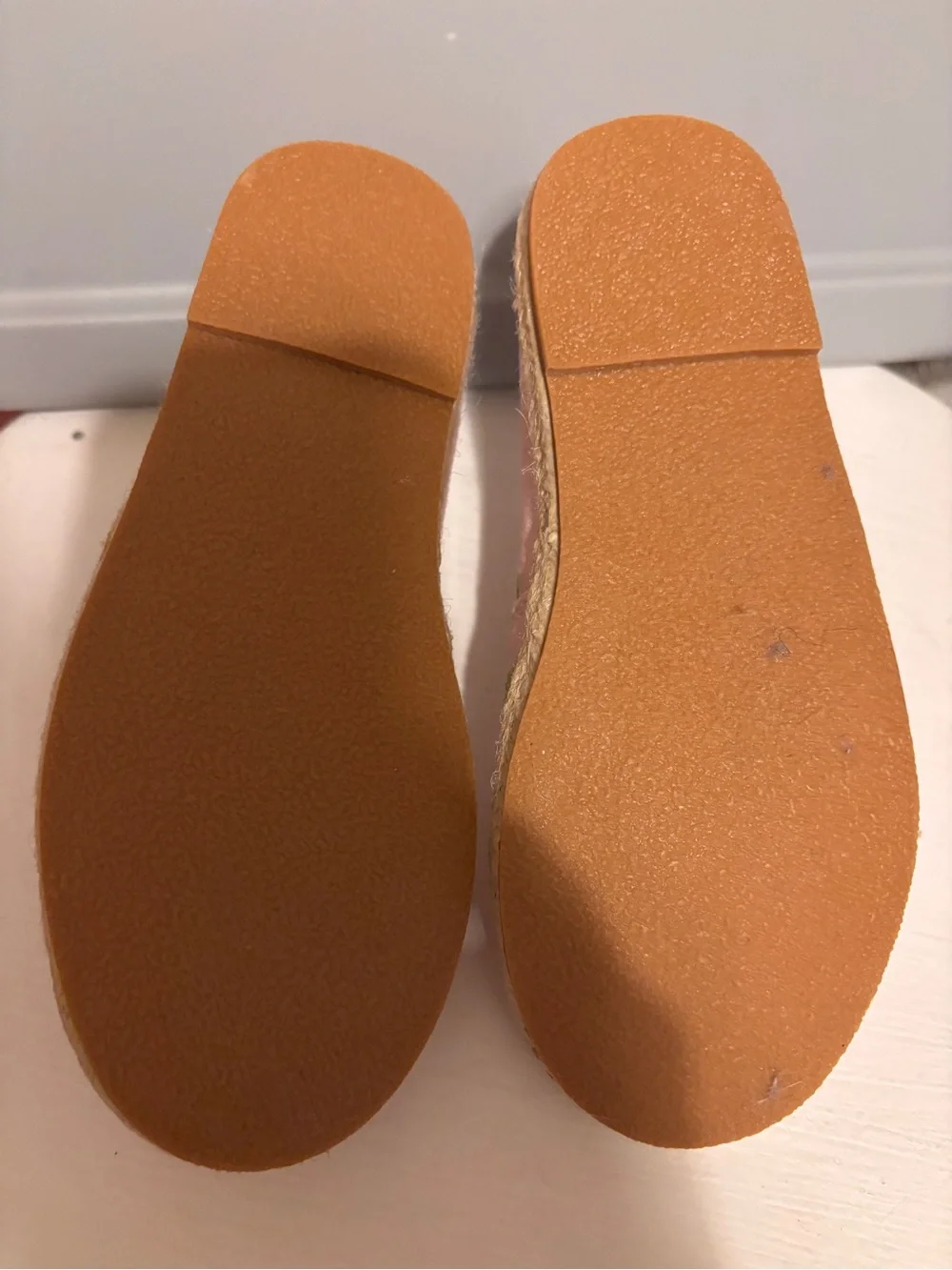 Polo by Ralph Lauren Pink Canvas Kids Slip-On Moccasins with Green Embroidery